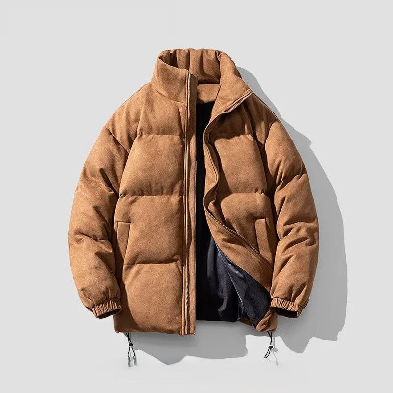 Hendrix™ | Suede Puffer Jacket