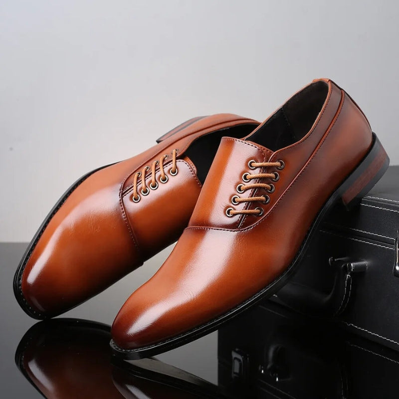 Ligie Genuine Leather Oxford