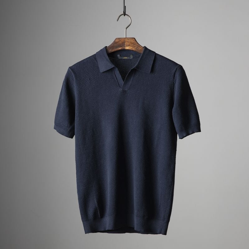 Abraham™ | Knitted Polo Shirt