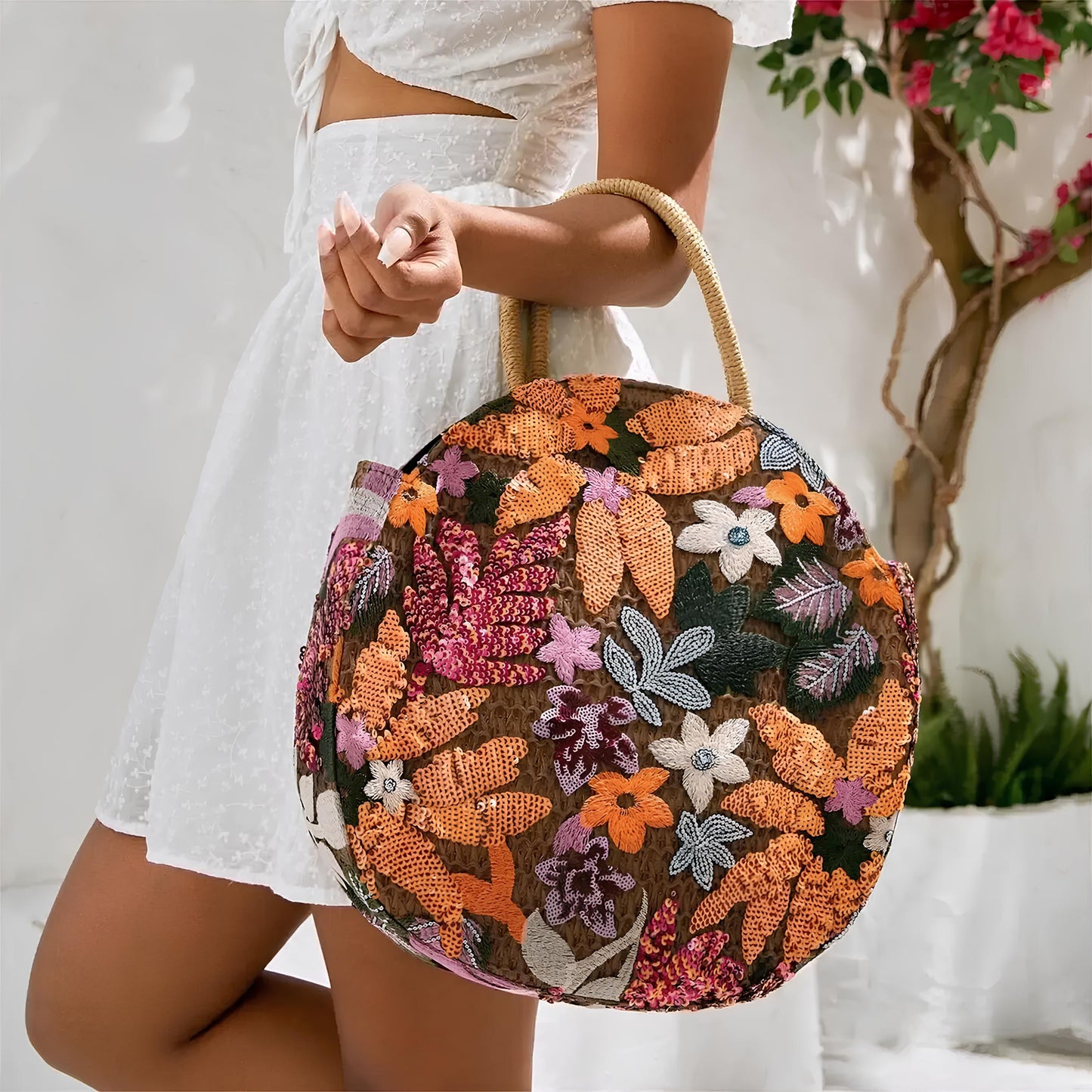 Handmade Round Bag