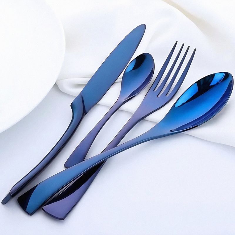 Blue Wave Flatware Set