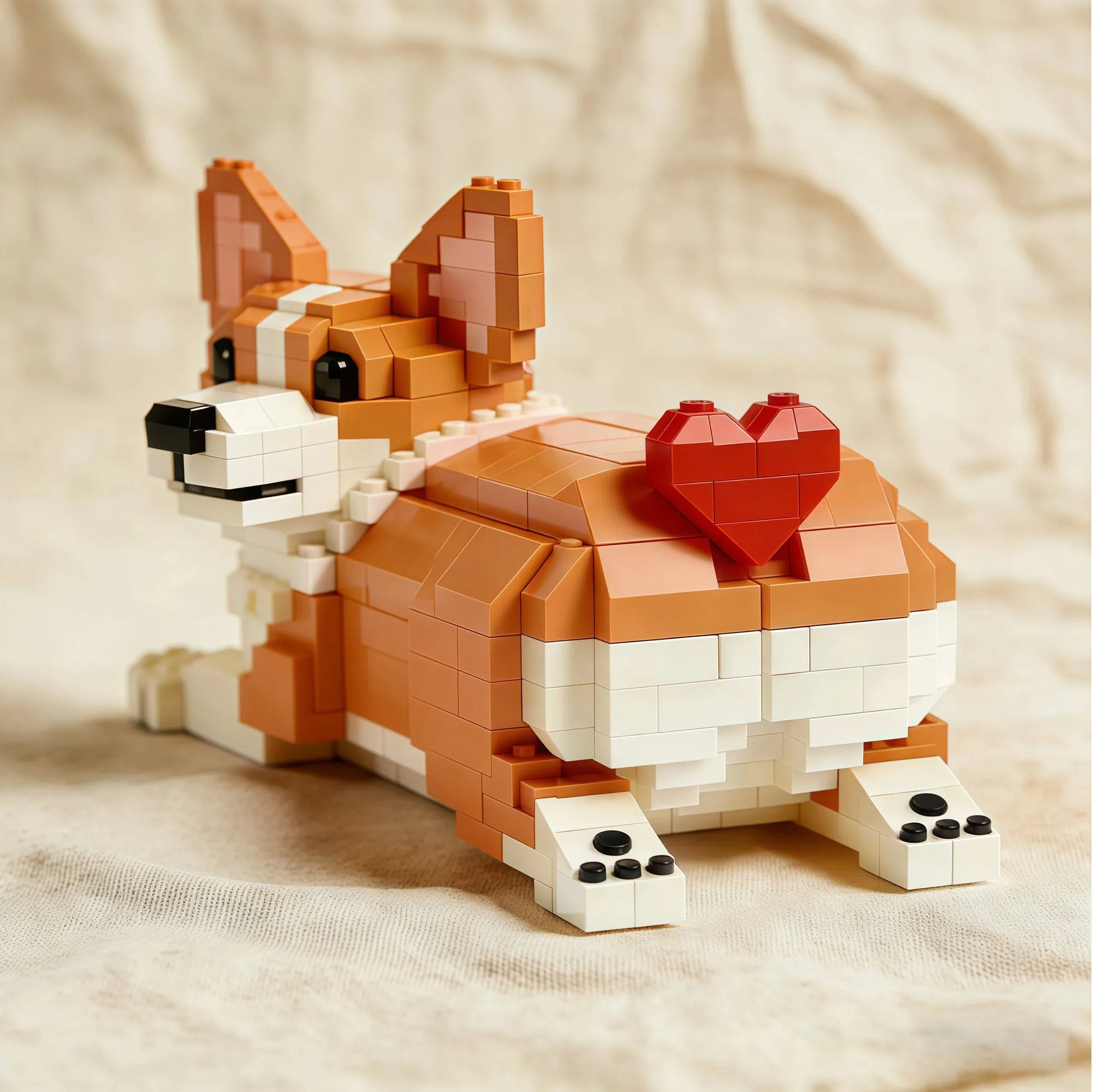 Love Corgi Brick Set