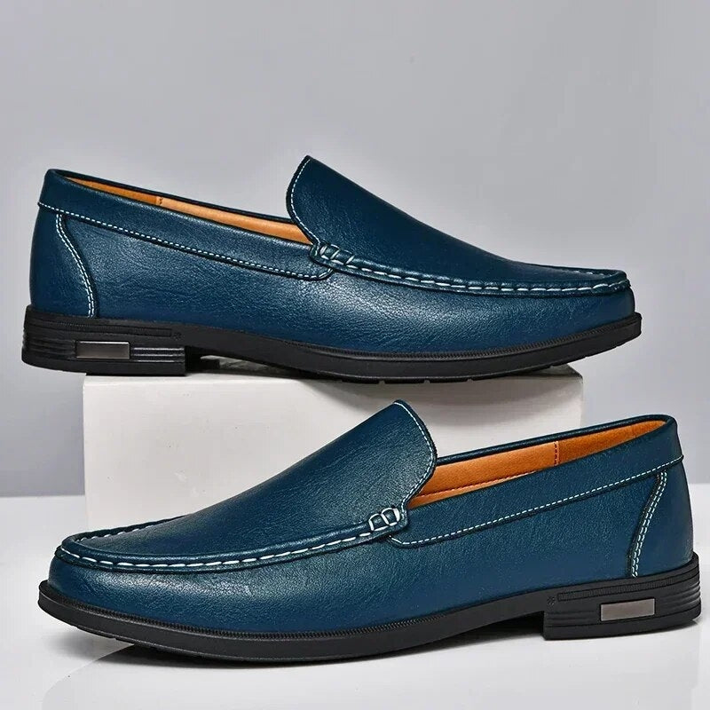 Tuslan Genuine Leather Loafers