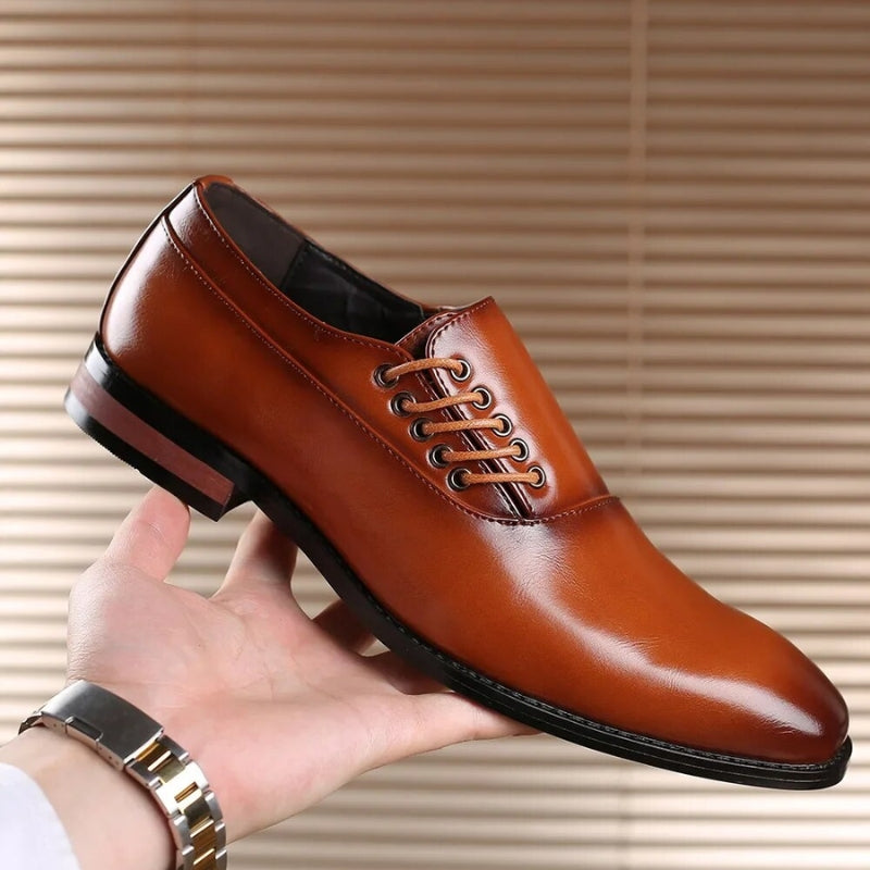 Ligie Genuine Leather Oxford