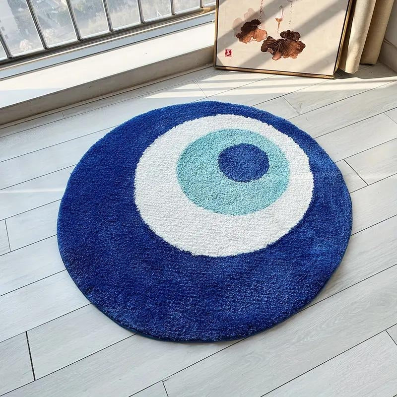 Azul Evil Eye Plush Rug