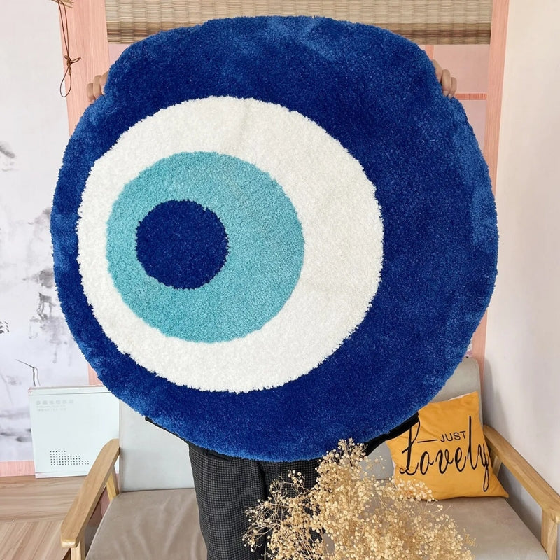 Azul Evil Eye Plush Rug