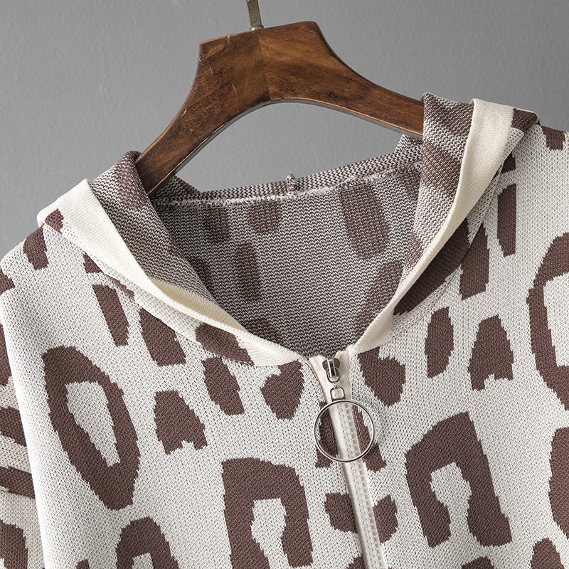 Hailey™ | Classic Leopard Print Knit Set