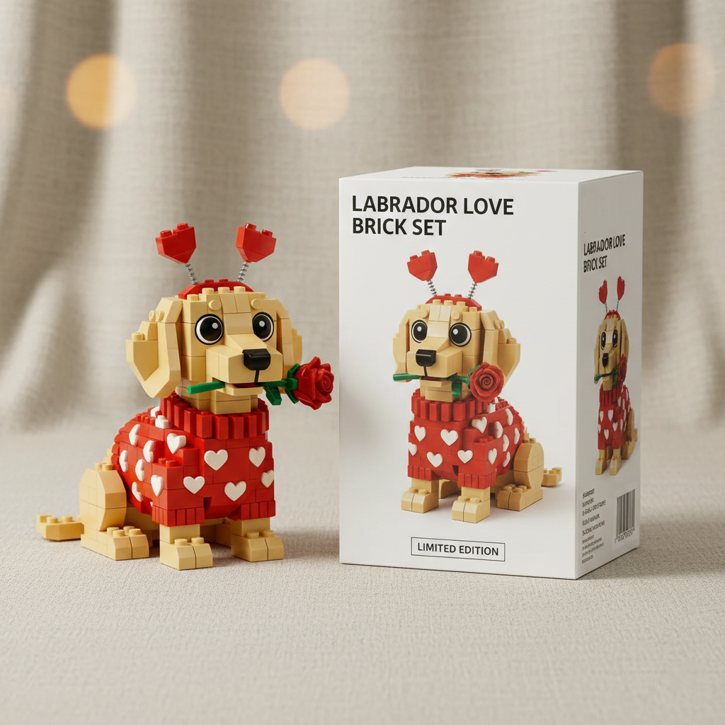 Love Limited Edition Labrador Brick Set