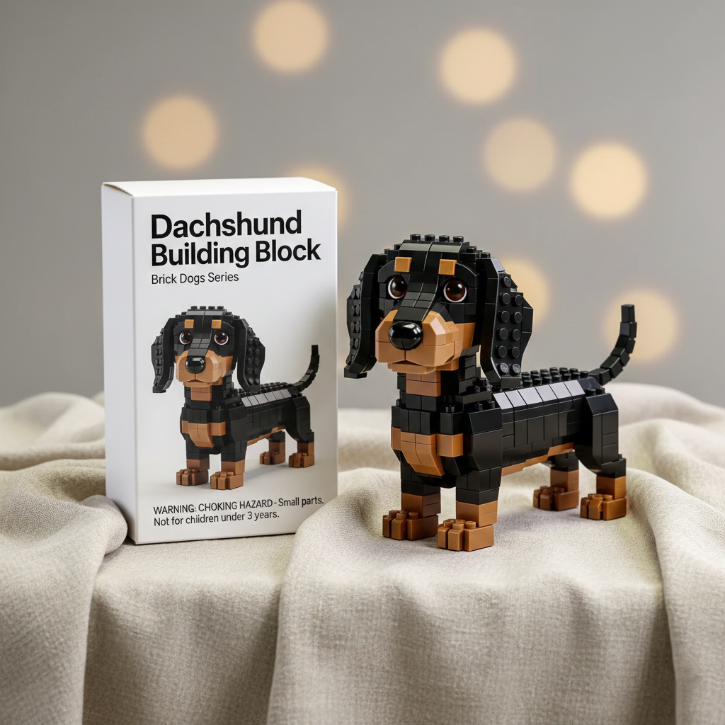 Dachshund Brick Set