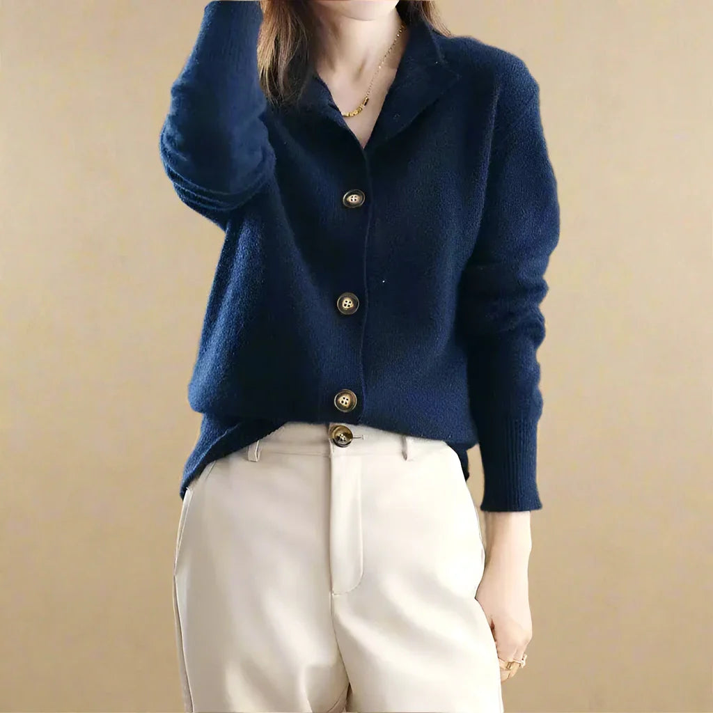 Isabella™ | Classic Wool Cardigan