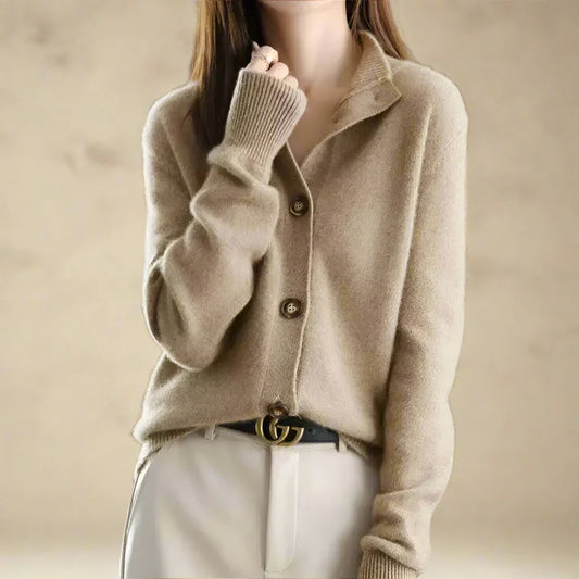 Isabella™ | Classic Wool Cardigan