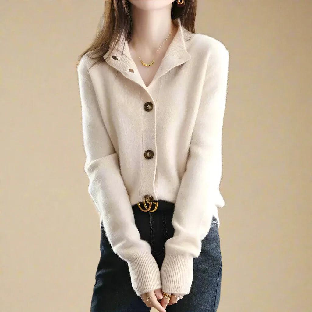 Isabella™ | Classic Wool Cardigan