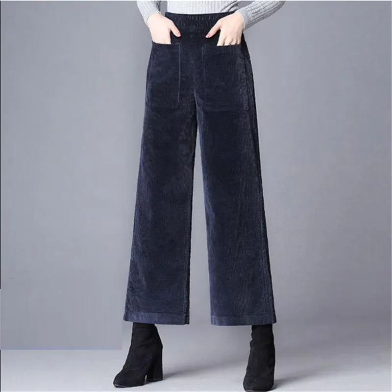 Parma Corduroy Wide-Leg Pants