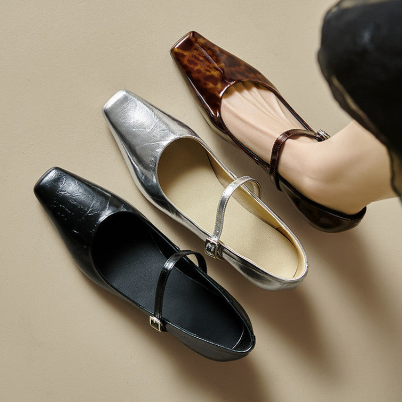 ALENA™ GENUINE LEATHER HEELS