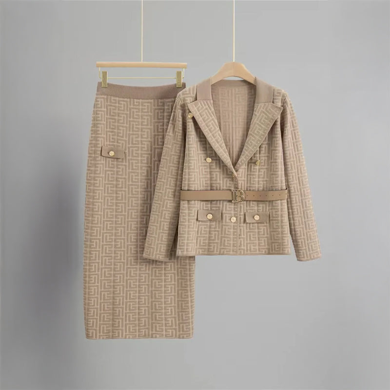 Valenza Elegant Knitted Set