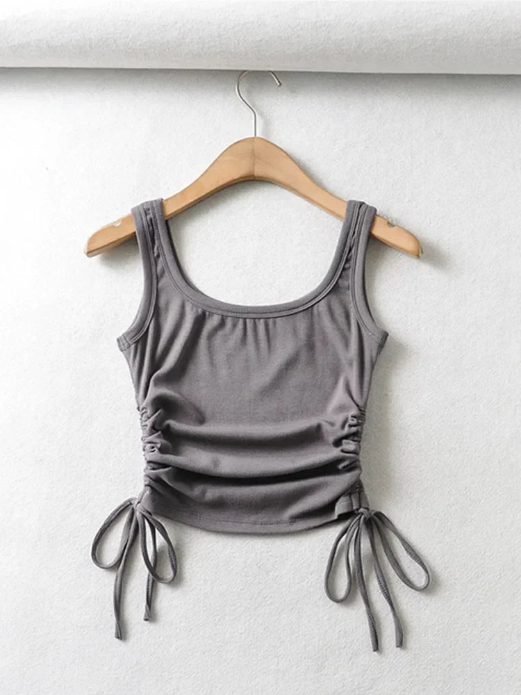 Aria Drawstring Tank