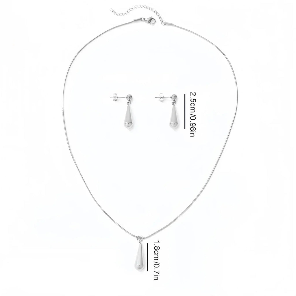 Kaia Drop Pendant Set