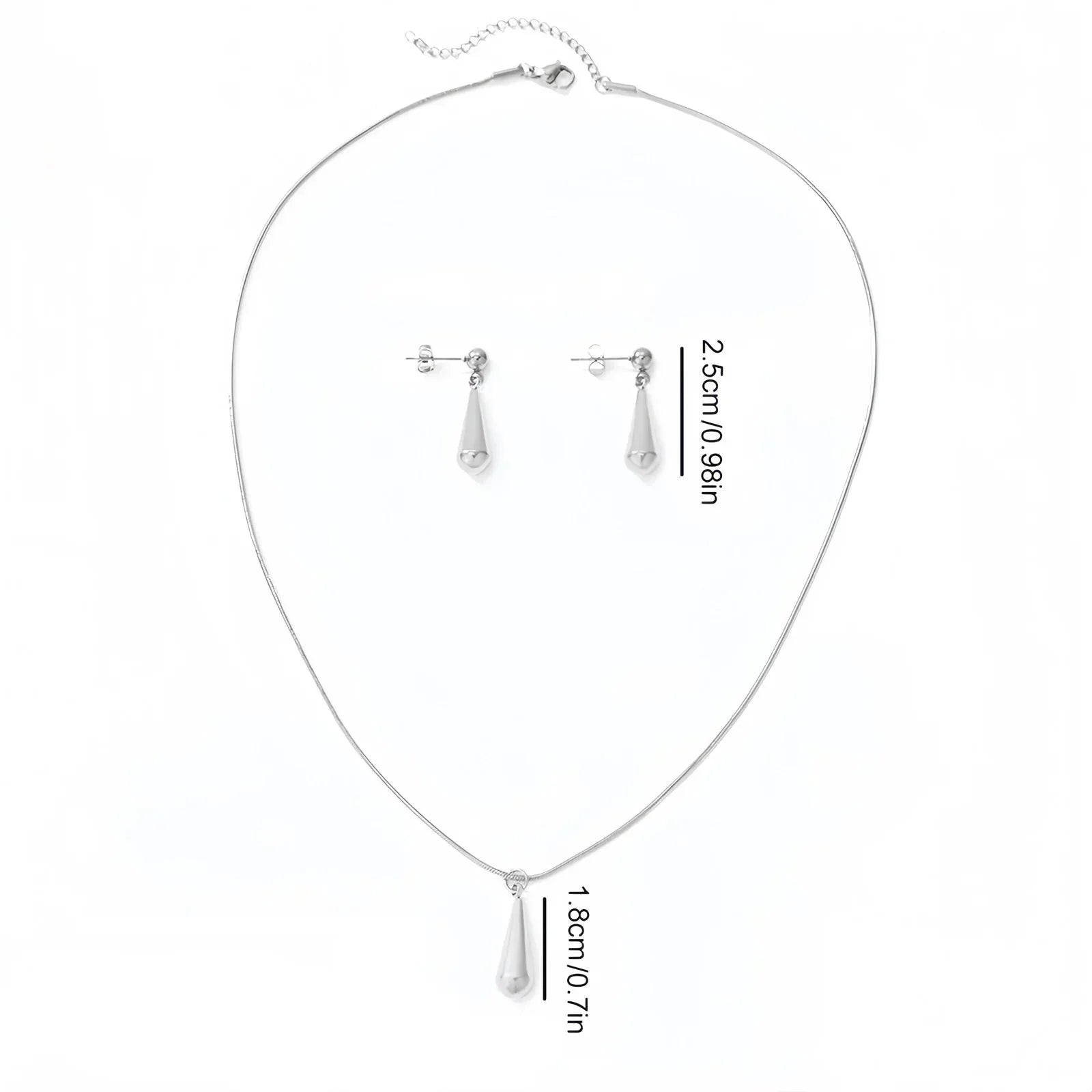 Kaia Drop Pendant Set