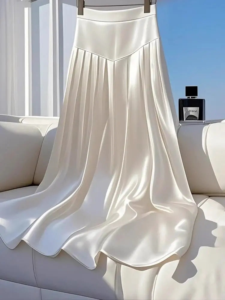 Alina Satin Skirt