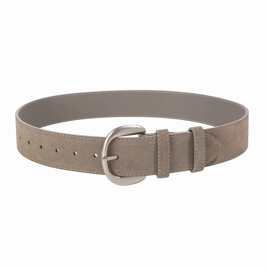 Alina Suede Wide Belt