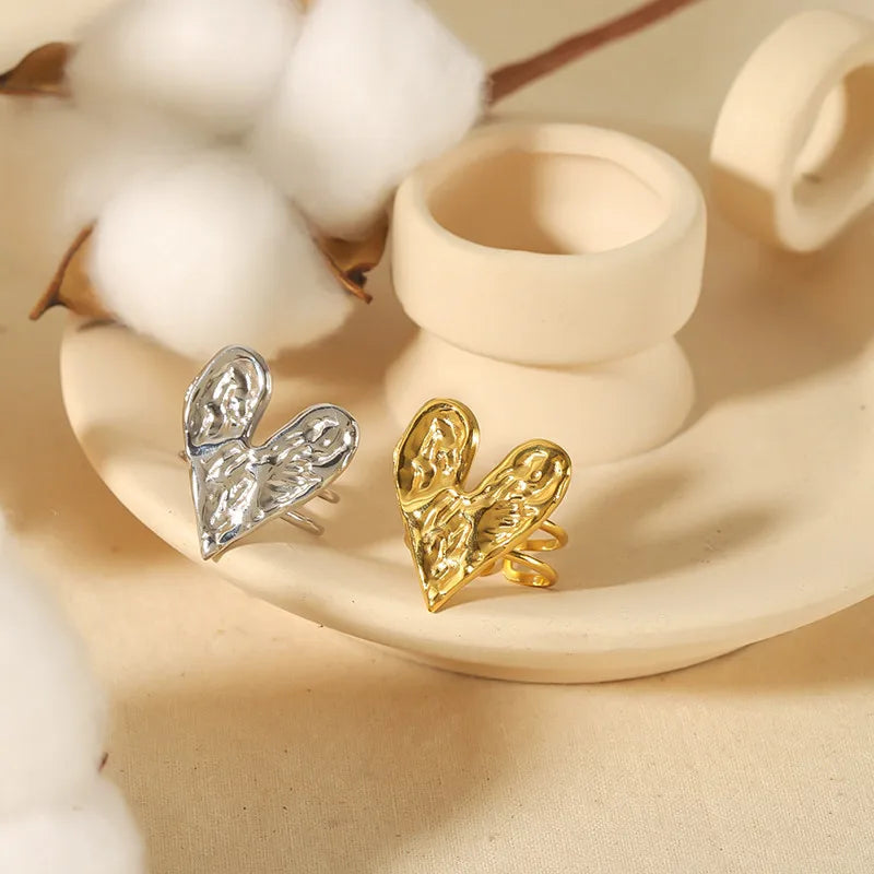 Amara Golden Heart Ring