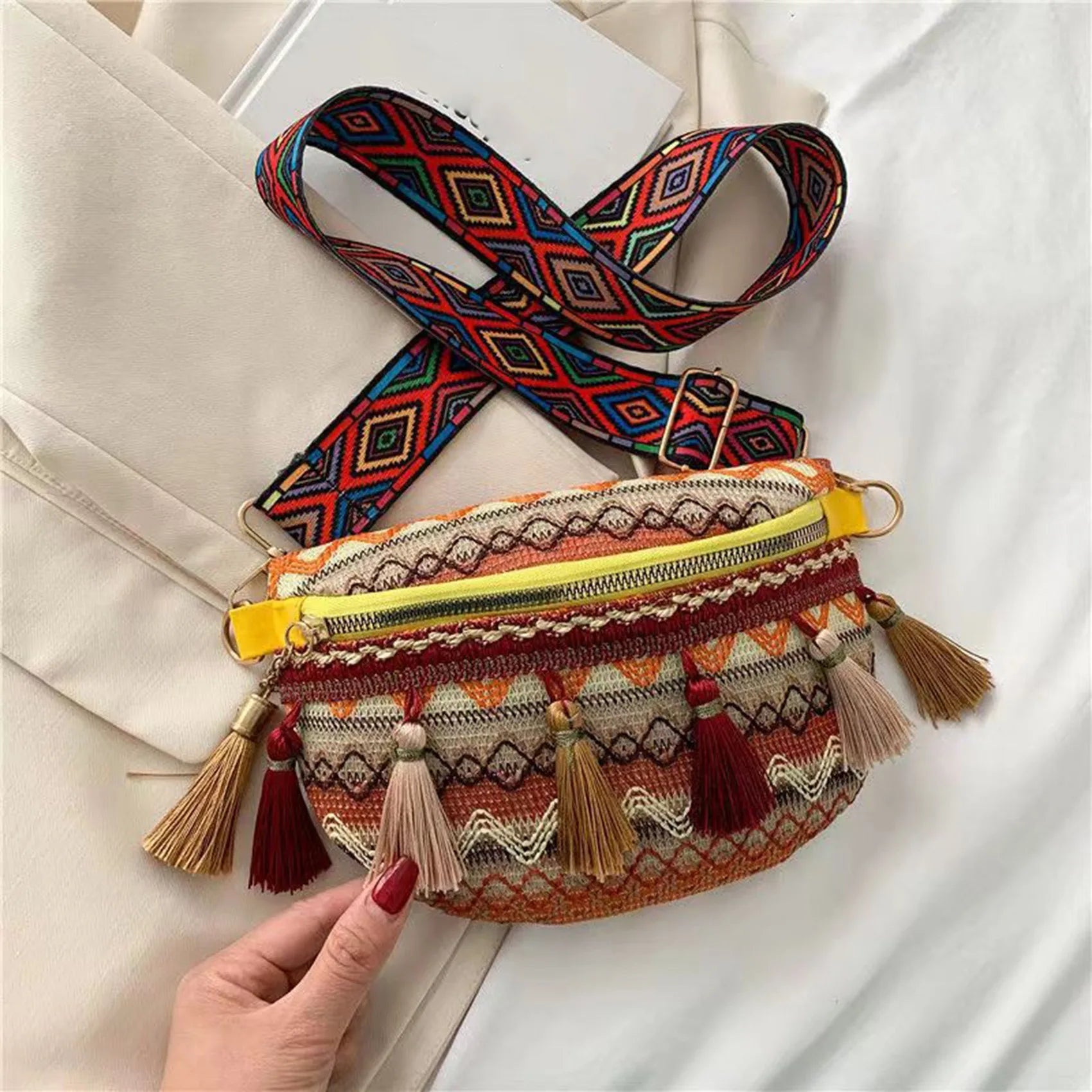 Freya Tassel Crossbody