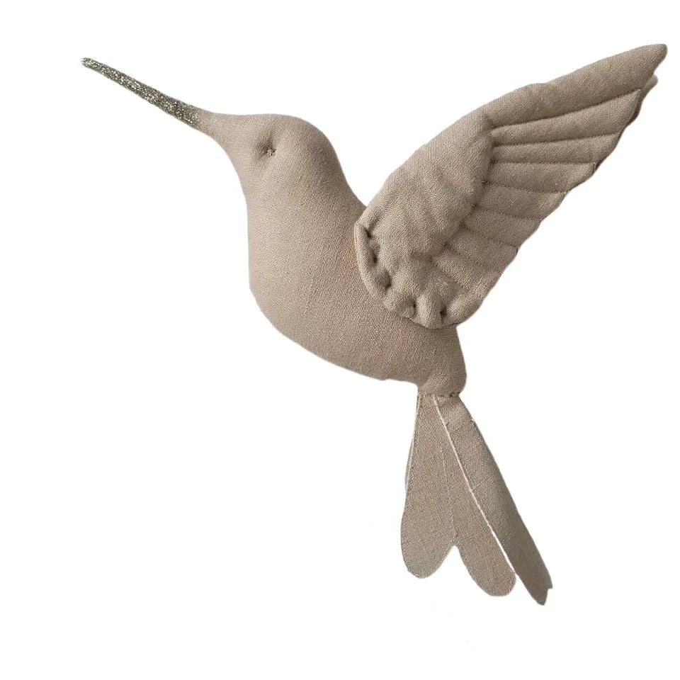 Hummingbird Plush Wall Decor