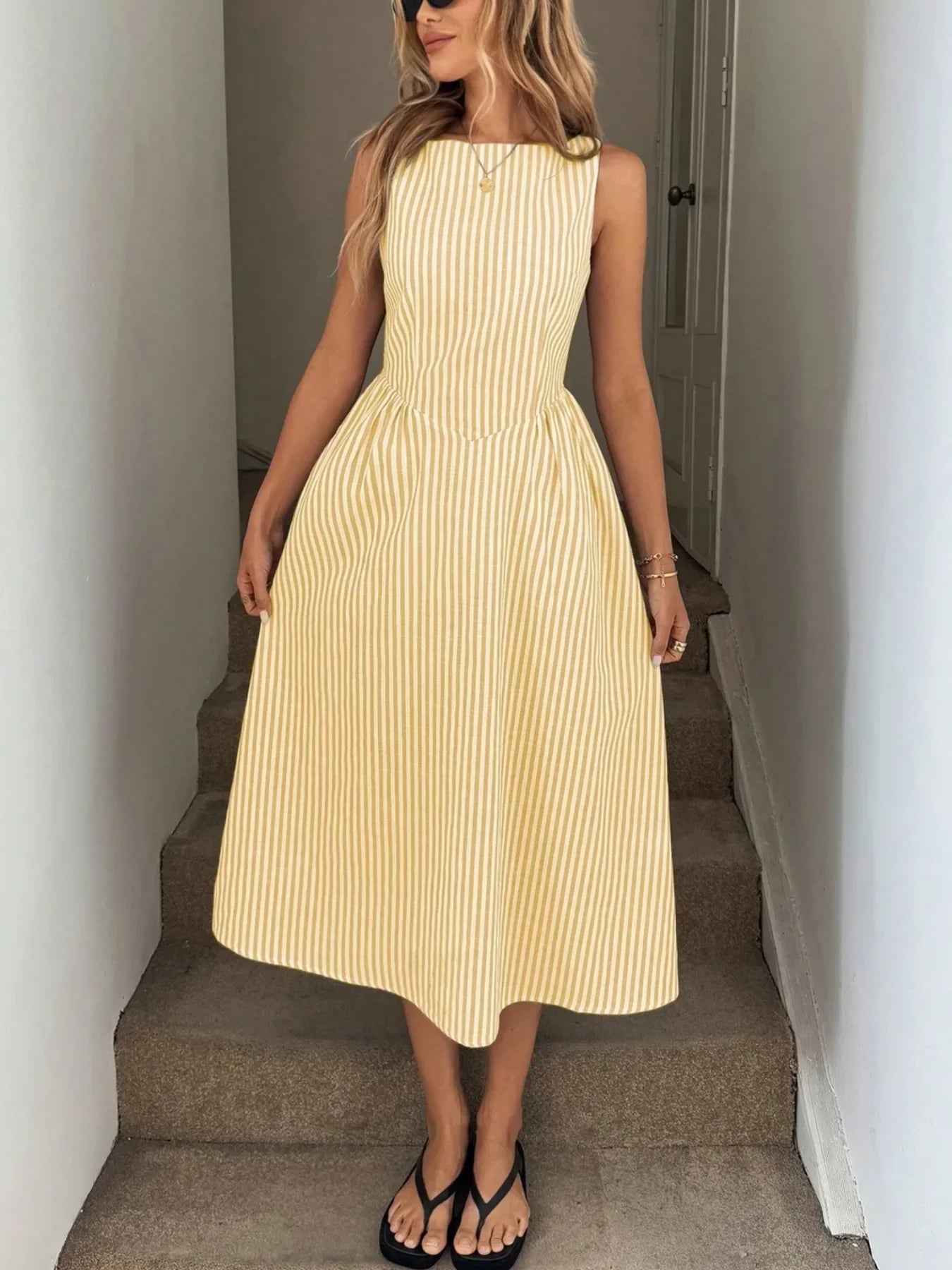 Sofia Stripe Dress