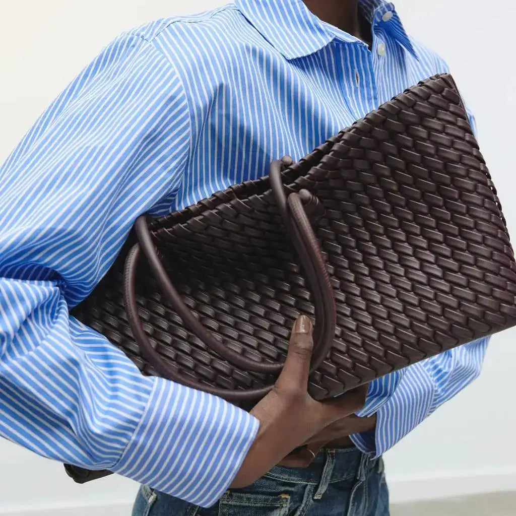 Selena™ Woven Leather Bag