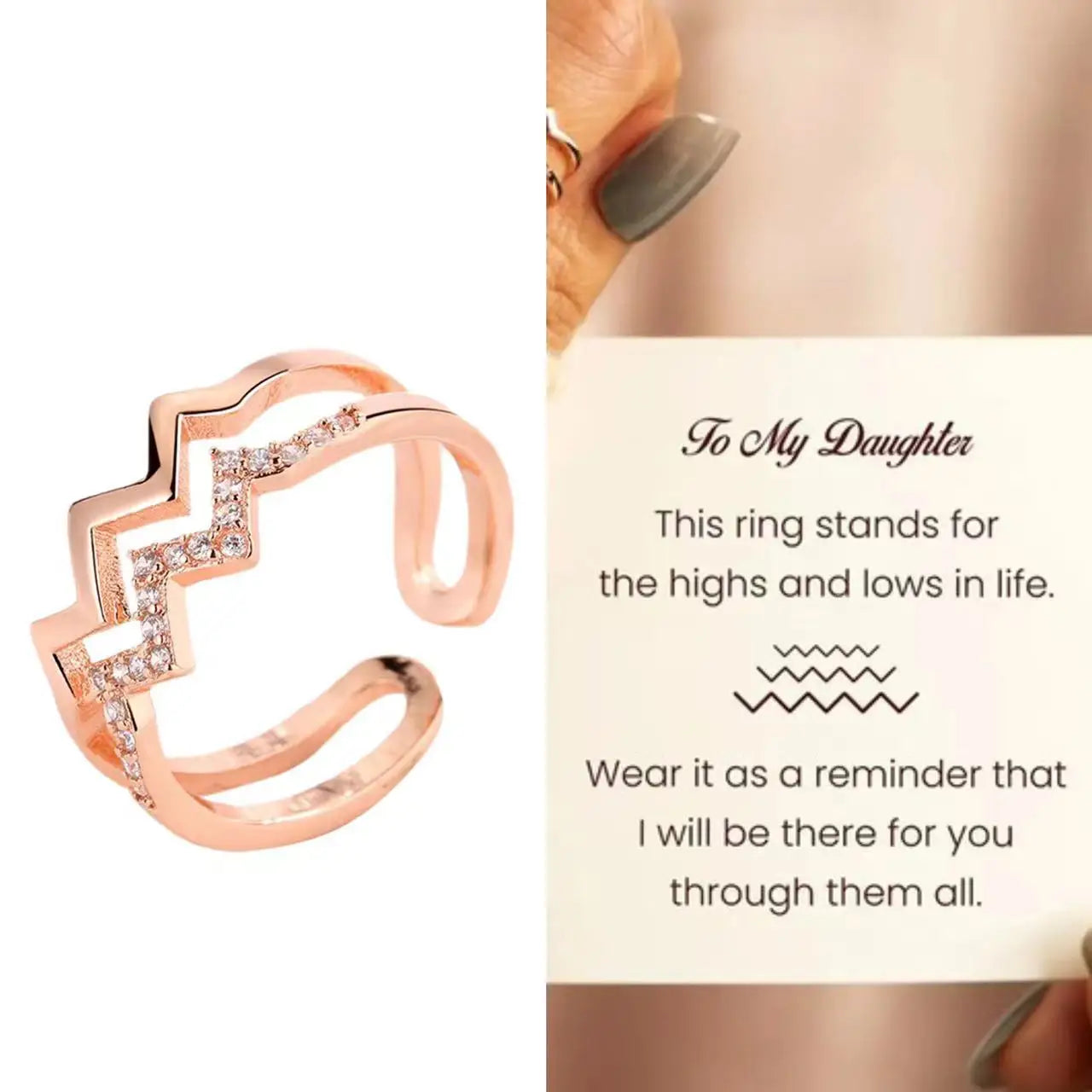Elysia™ | Highs and Lows Ring