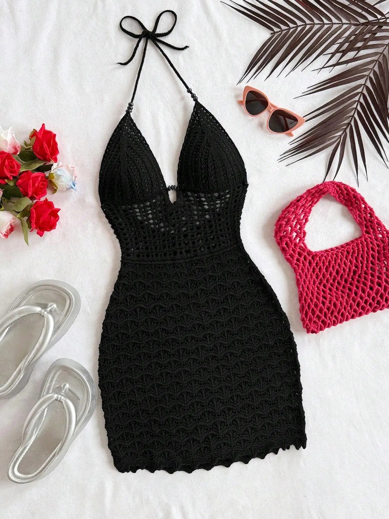 Soleia Crochet Beach Dress