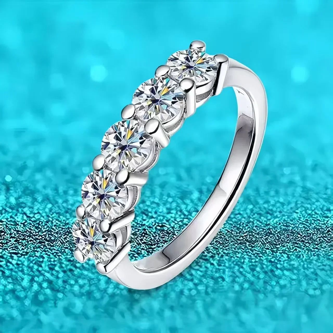 Aria Moissanite Ring