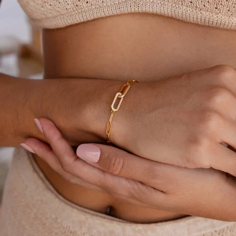 Ines Paperclip Chain Bracelet