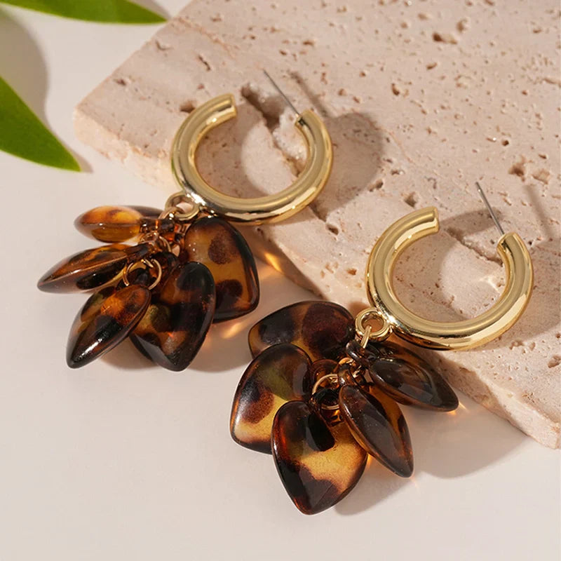 Rhea Heart Earrings