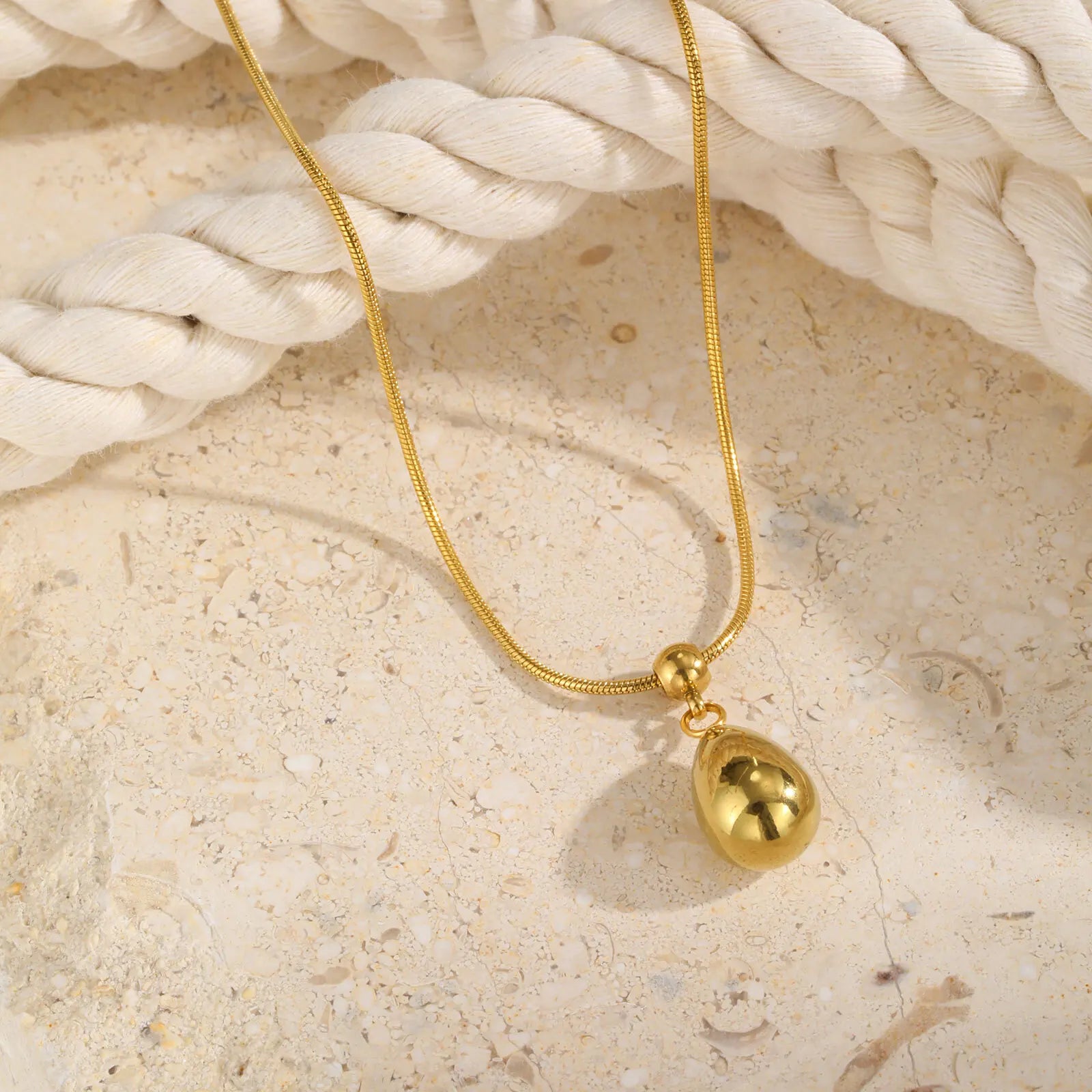 Elara Water Droplet Necklace