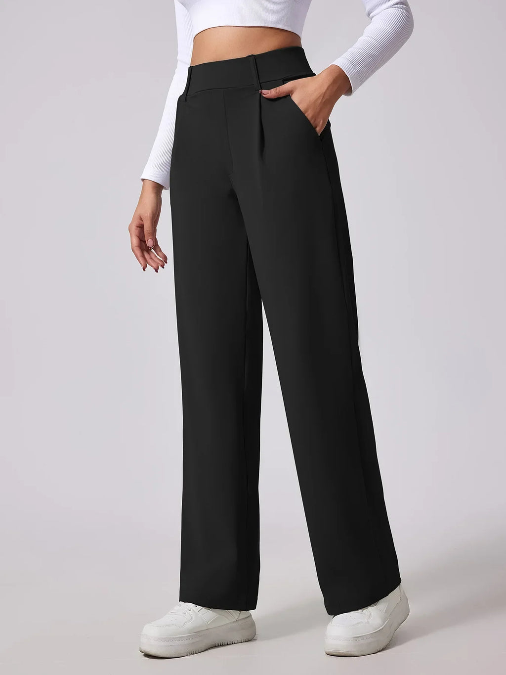 Verona High-Waist Slacks