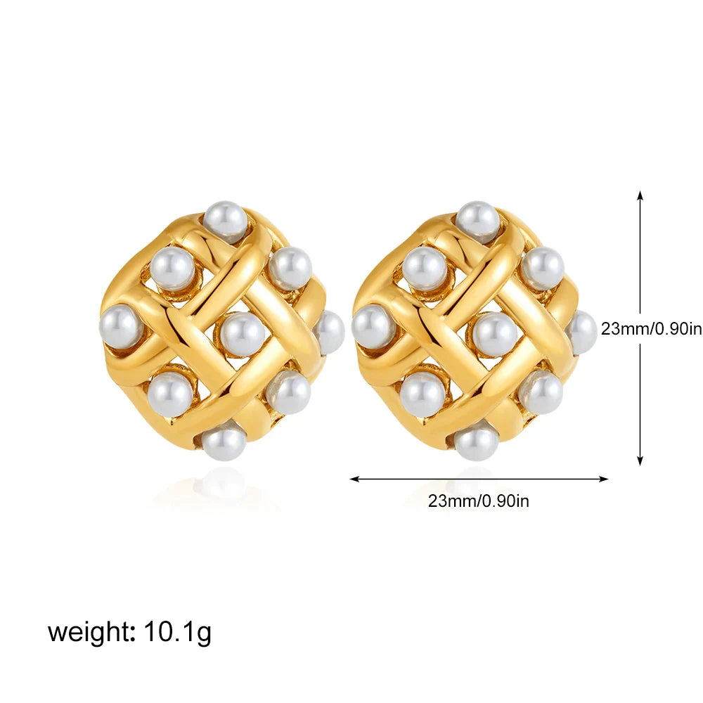 Aurelia Pearl Studs