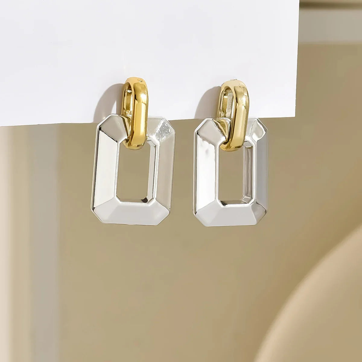 Lora Geometric Acrylic Earrings
