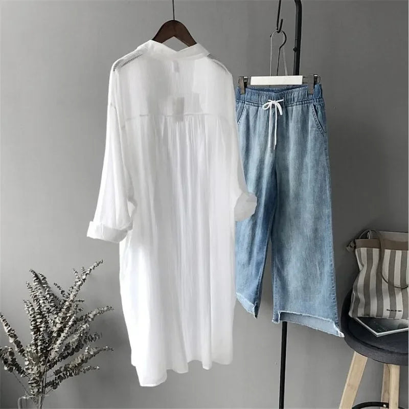 Dakunhui Cotton Blouse