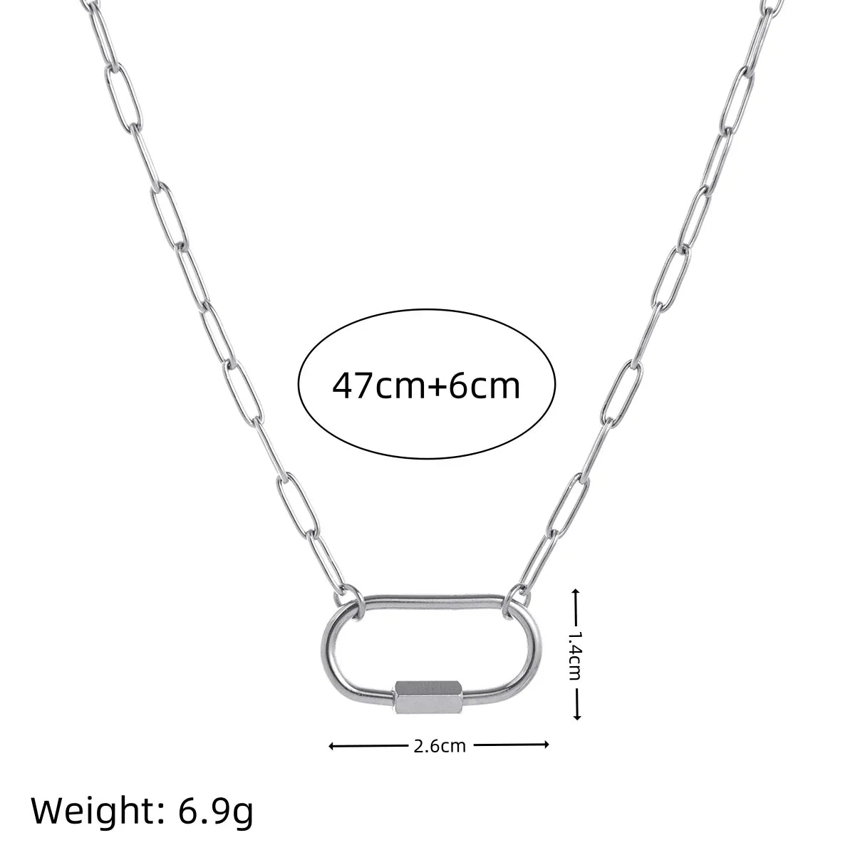 Elara Oval Link Necklace