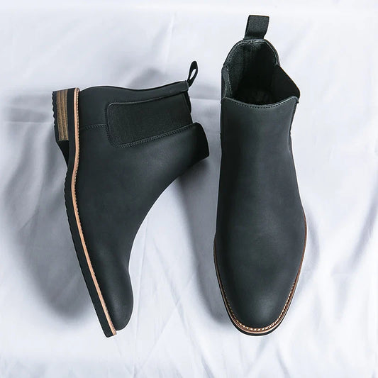 Garry™ | Leather Chelsea Boots