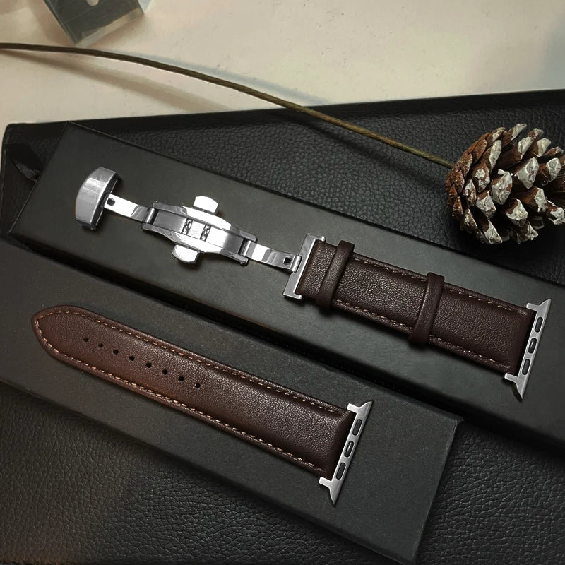 Genuine Leather Apple Watch Band