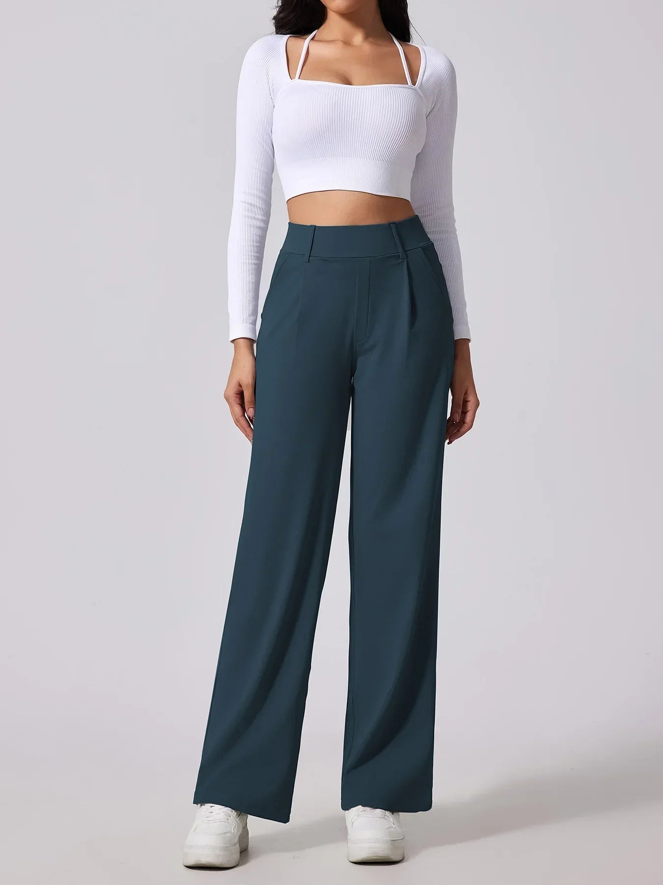 Verona High-Waist Slacks