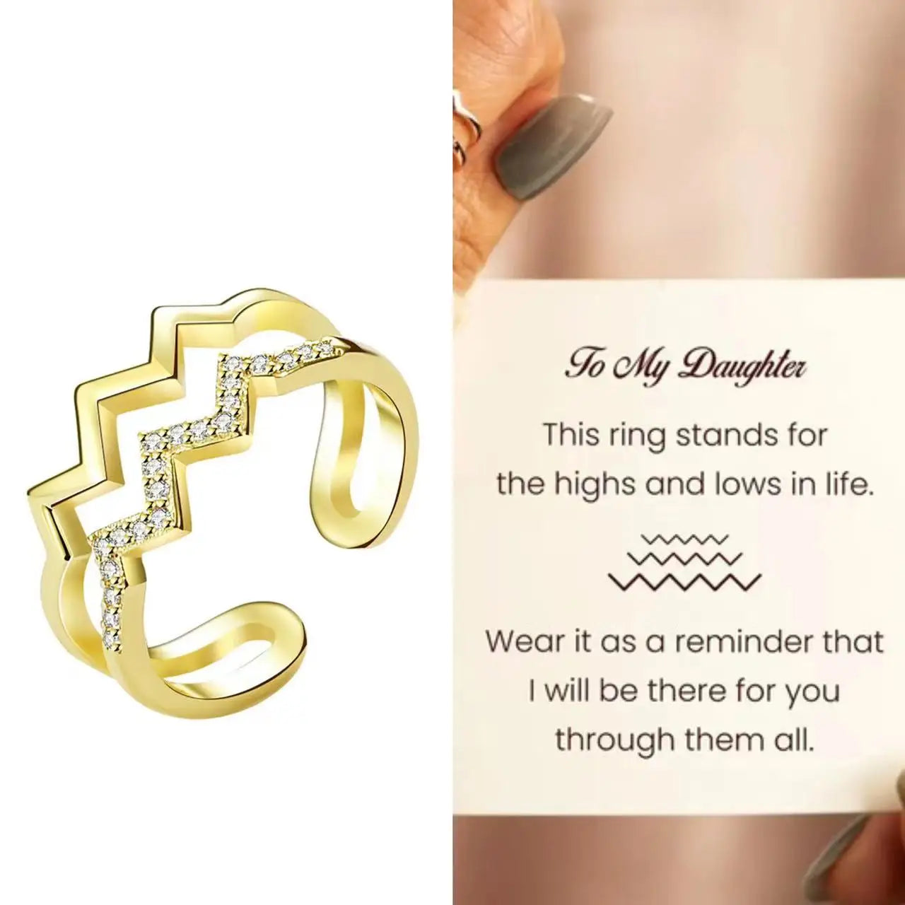 Elysia™ | Highs and Lows Ring
