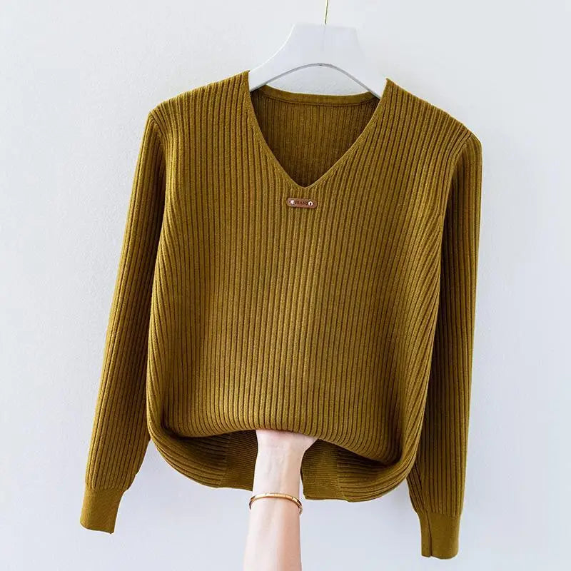 Aurelia Slim Ribbed Pullover