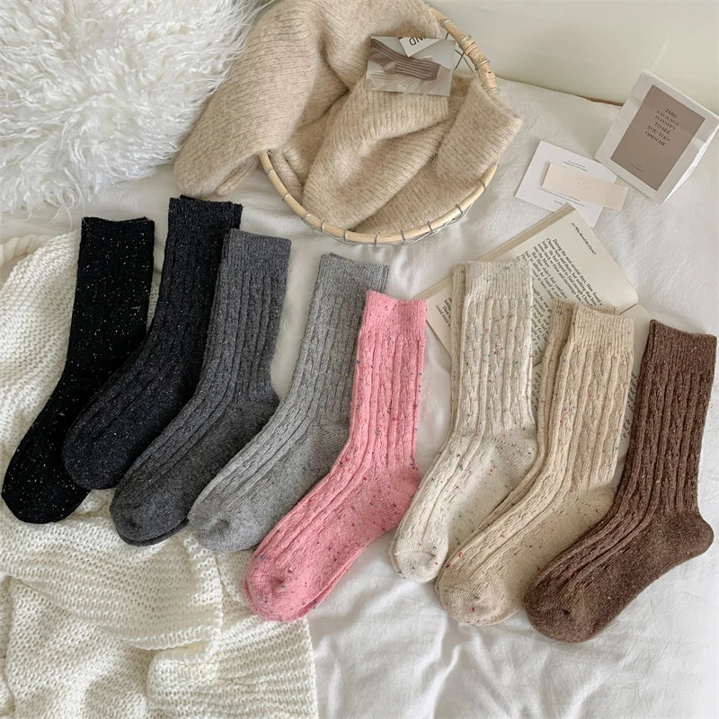Aria Wool Crew Socks