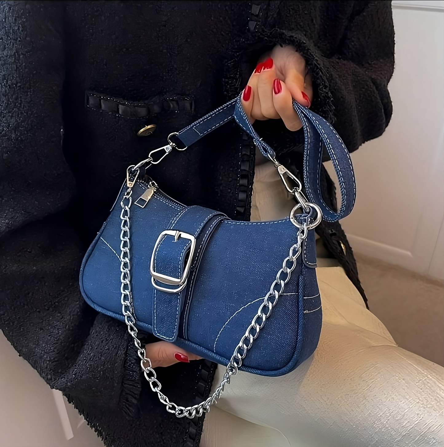 Denim Woman's Handbag