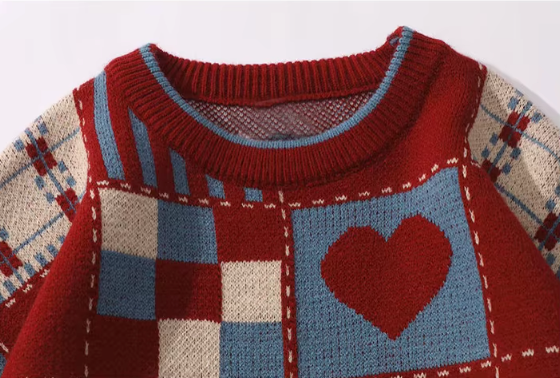 Calista Patchwork Wool Sweater