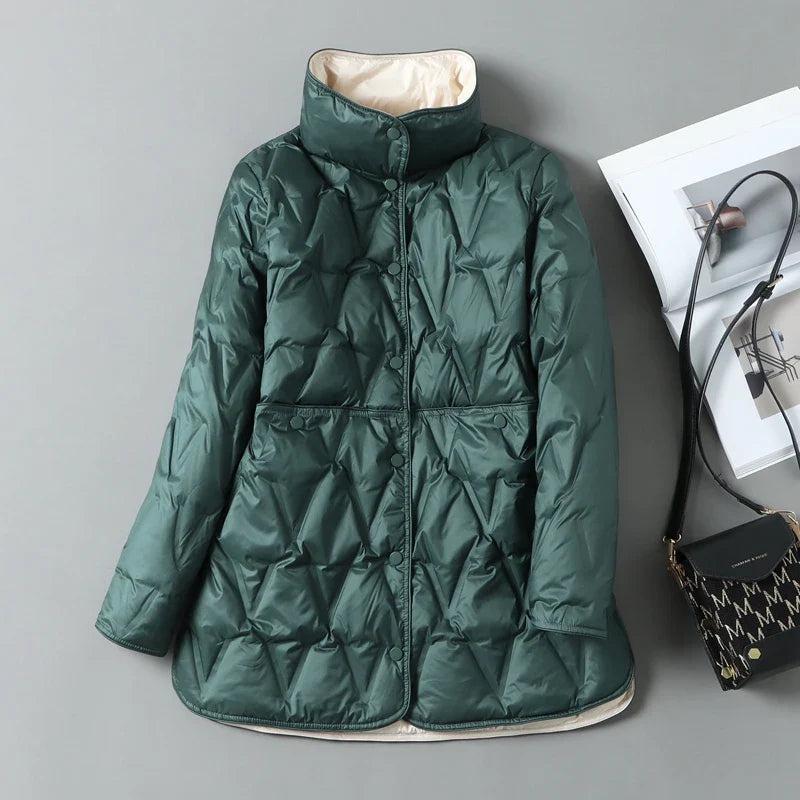 Claire™ | Quilted Down Jacket