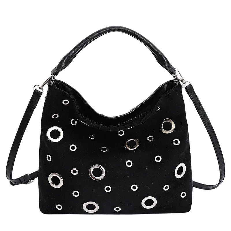 Rafaela Suede Shoulder Bag